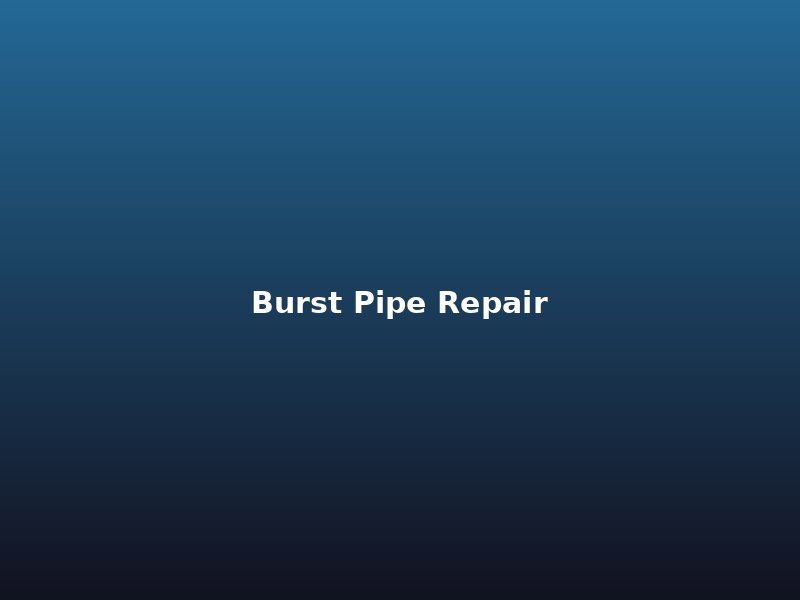 Burst Pipe Water Damage: Auckland Guide