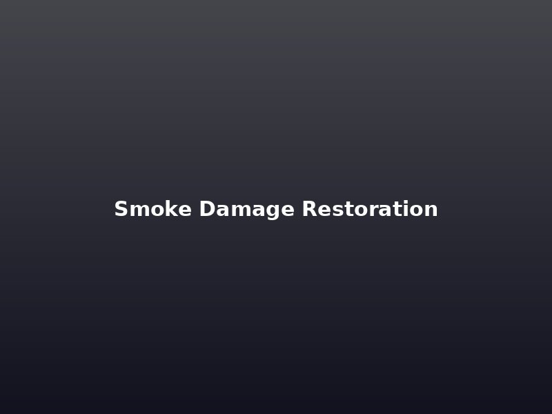Smoke damage Auckland